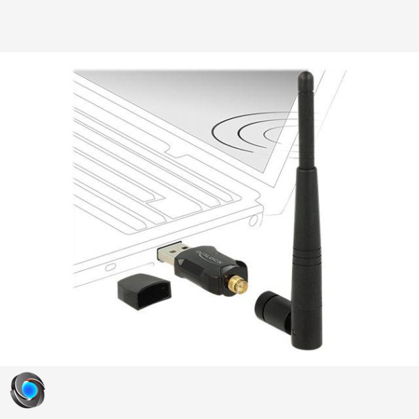 DeLock Netvrksadapter USB 2.0 433Mbps Trdls