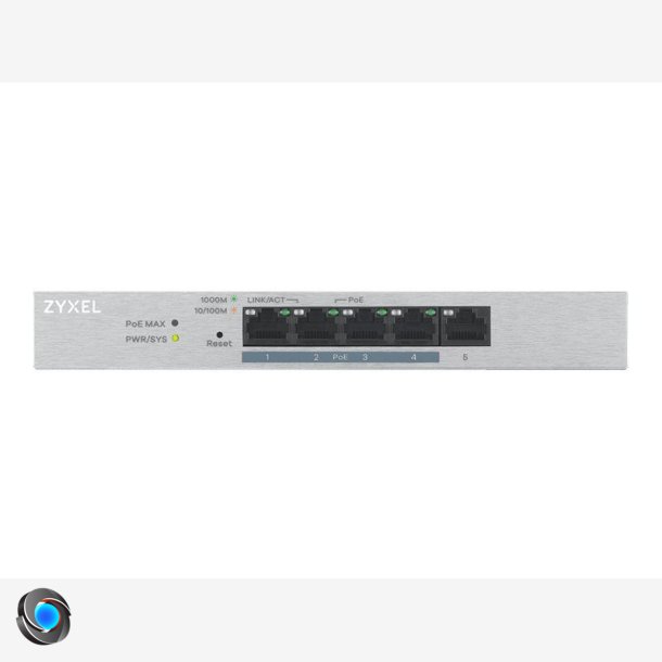 Zyxel GS1200-5HP v2 Switch 5-porte Gigabit  PoE+