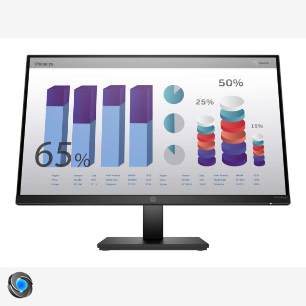 HP P24q G4 23.8 2560 x 1440 VGA (HD-15) HDMI 60Hz Pivot Skrm