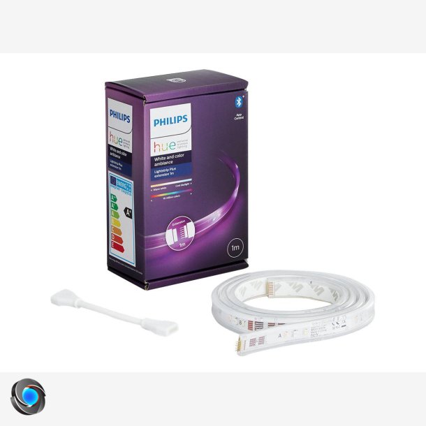 Philips Hue Lightstrip Plus Lysstripsforlngelse 11.5W A+ 2000-6500K 16 millioner farver