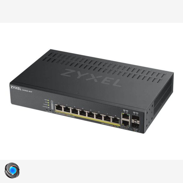 Zyxel GS1920-8HPv2 Switch 8-porte Gigabit  PoE+