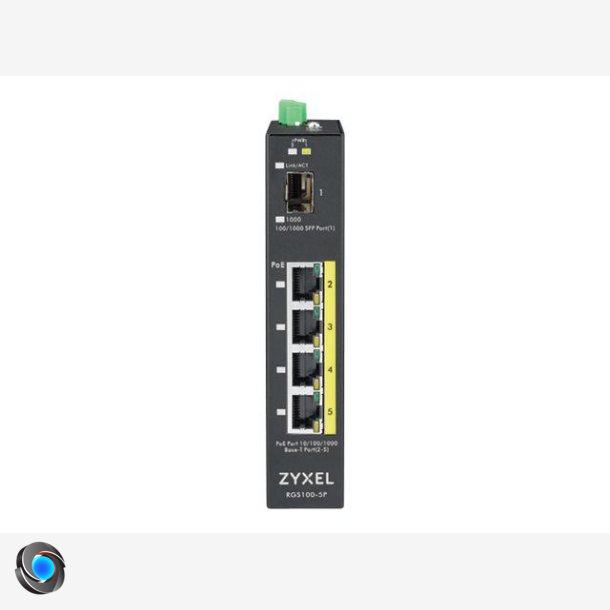 Zyxel RGS100-5P Switch 5-porte Gigabit  PoE+