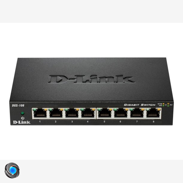 D-Link DGS 108 Switch 8-porte Gigabit