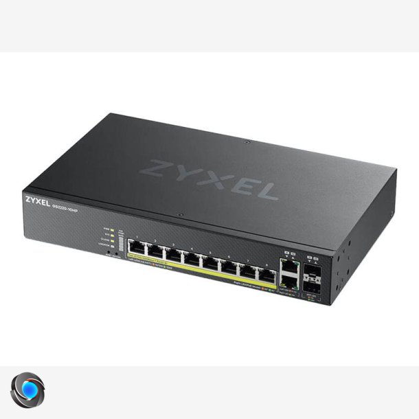 Zyxel GS2220-10HP Switch 8-porte Gigabit  PoE+