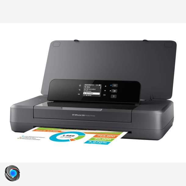 HP Officejet 200 Mobile Printer Blkprinter