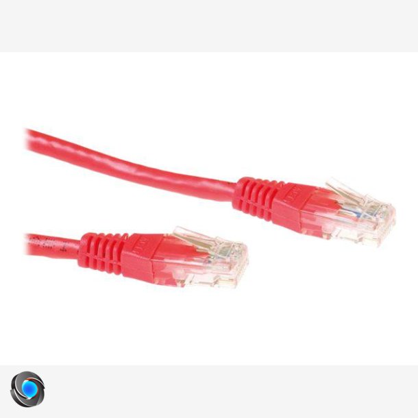 MicroConnect CAT 6 Ikke afskrmet parsnoet (UTP) 1m Netvrkskabel Rd