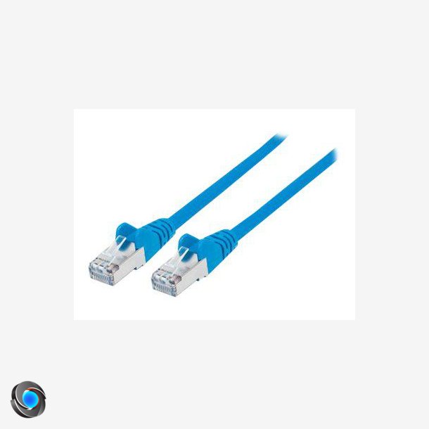 Intellinet Network Patch Cable, Cat6, 5m, Blue, Copper, S/FTP, LSOH / LSZH, PVC, RJ45, Gold Plated Contacts, Snagless, Booted, Polybag CAT 6 SFTP, PiMF 5m Patchkabel Bl