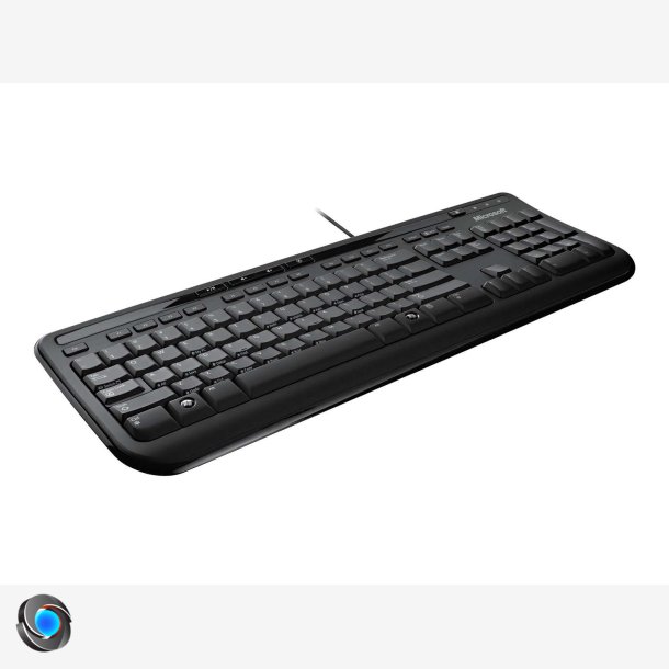 Microsoft Wired Keyboard 600 Tastatur Kabling Nordisk