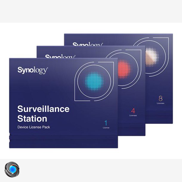 Synology Surveillance Device License Pack Sikkerhedsprogrammer 1 kamera