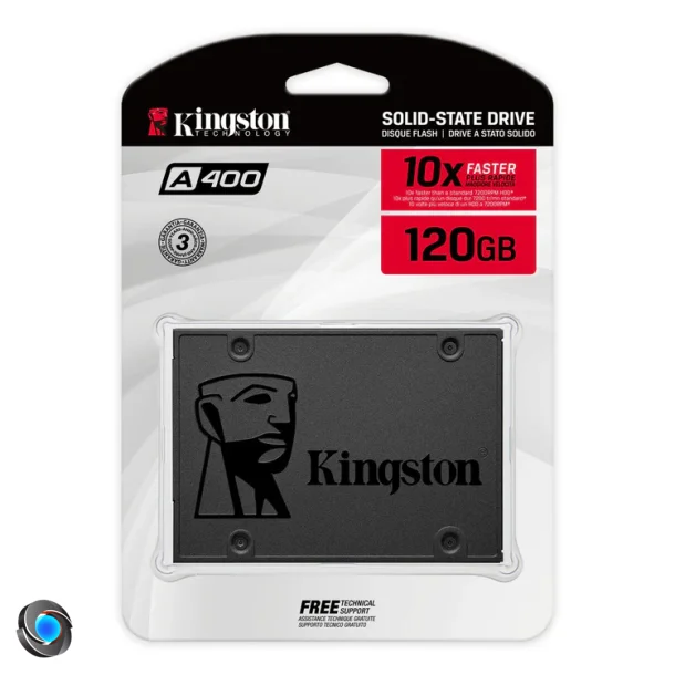 Kingston A400 SSD Harddisk 120GB (SATA-600) 2,5tm